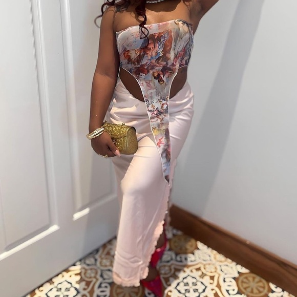 Pink maxi skirt - Picture 2 of 2